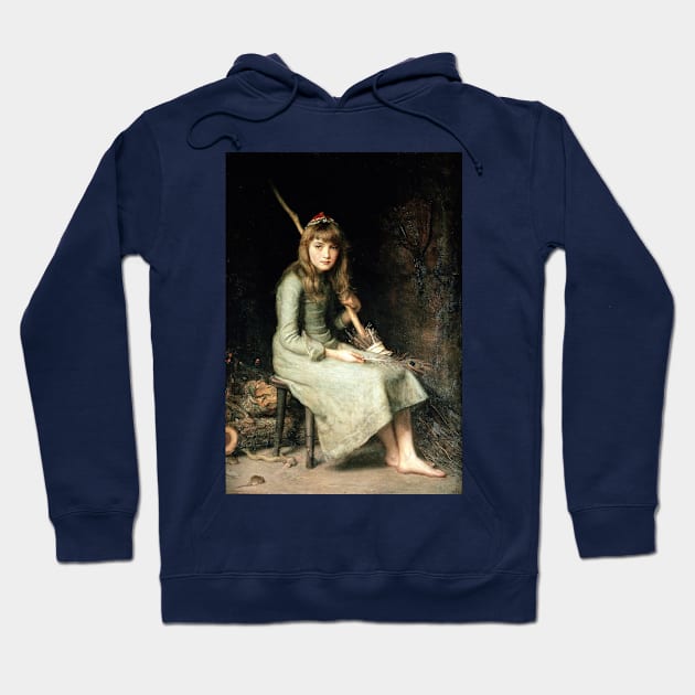 Cinderella - Sir John Everett Millais Hoodie by forgottenbeauty